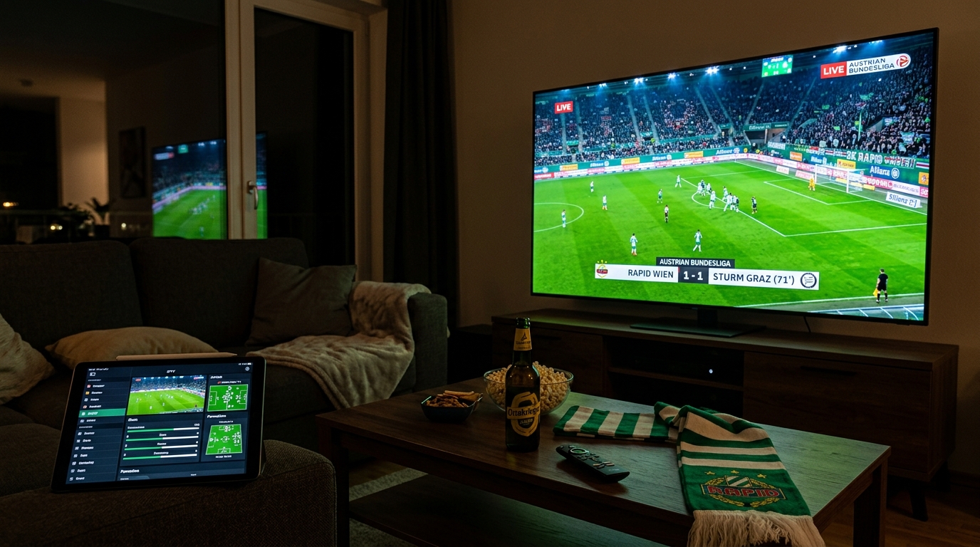 Bundesliga Live Streaming per IPTV mit Sky Sport Austria und DAZN, IPTV Anbieter Österreich