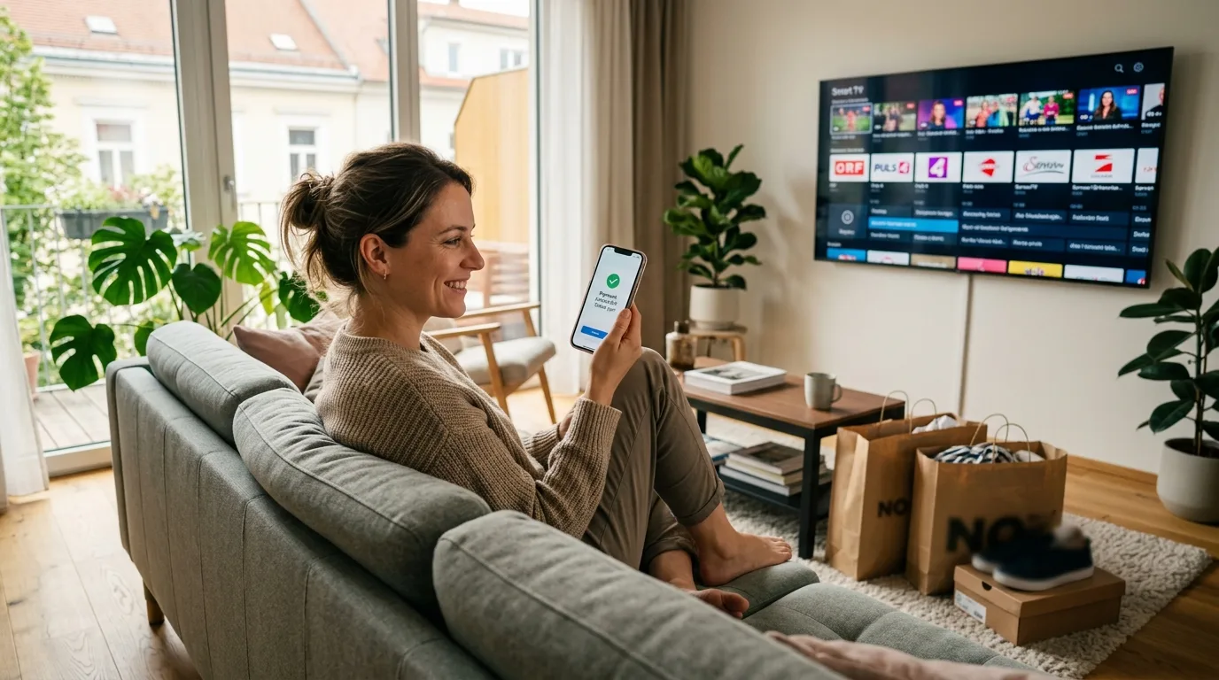 IPTV kaufen in Österreich mit Paketen, Preisen und Zahlungsarten auf Bestellseite, IPTV Anbieter